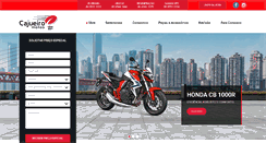 Desktop Screenshot of cajueiromotos.com.br