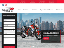 Tablet Screenshot of cajueiromotos.com.br